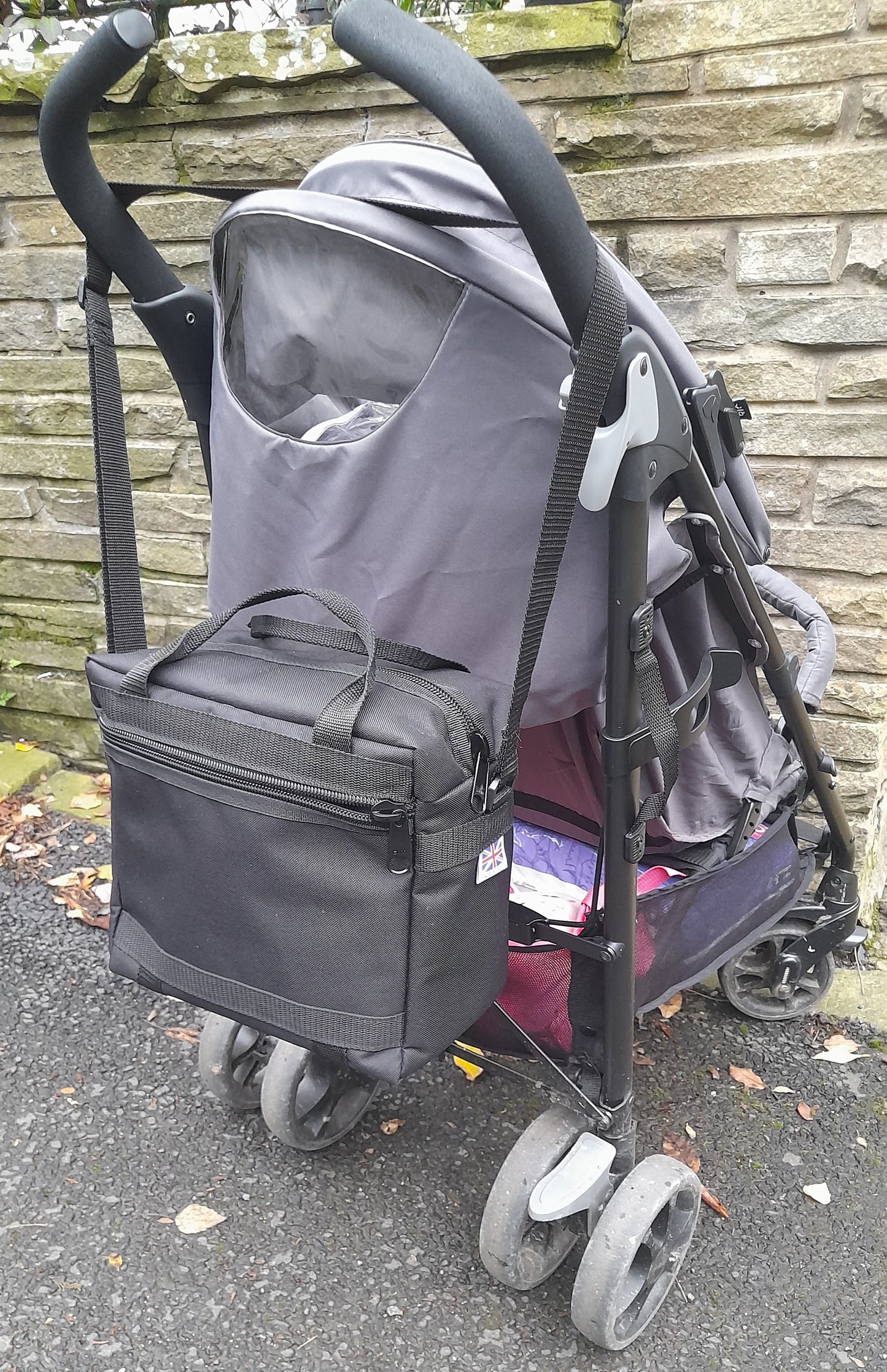 Genesis Nappy Bag. British made carrier bags for Nappies Diapers or other baby items.