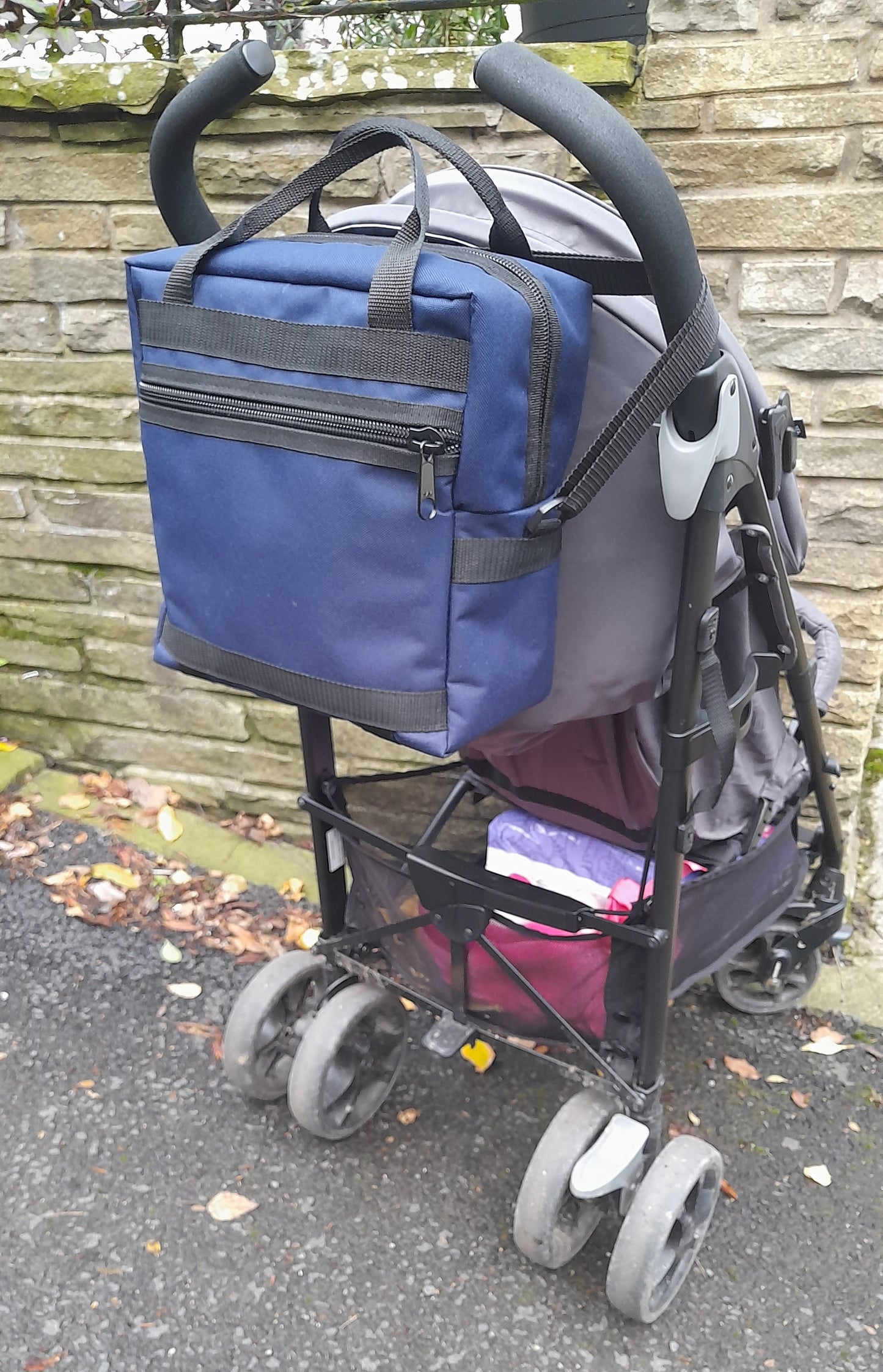 Genesis Nappy Bag. British made carrier bags for Nappies Diapers or other baby items.