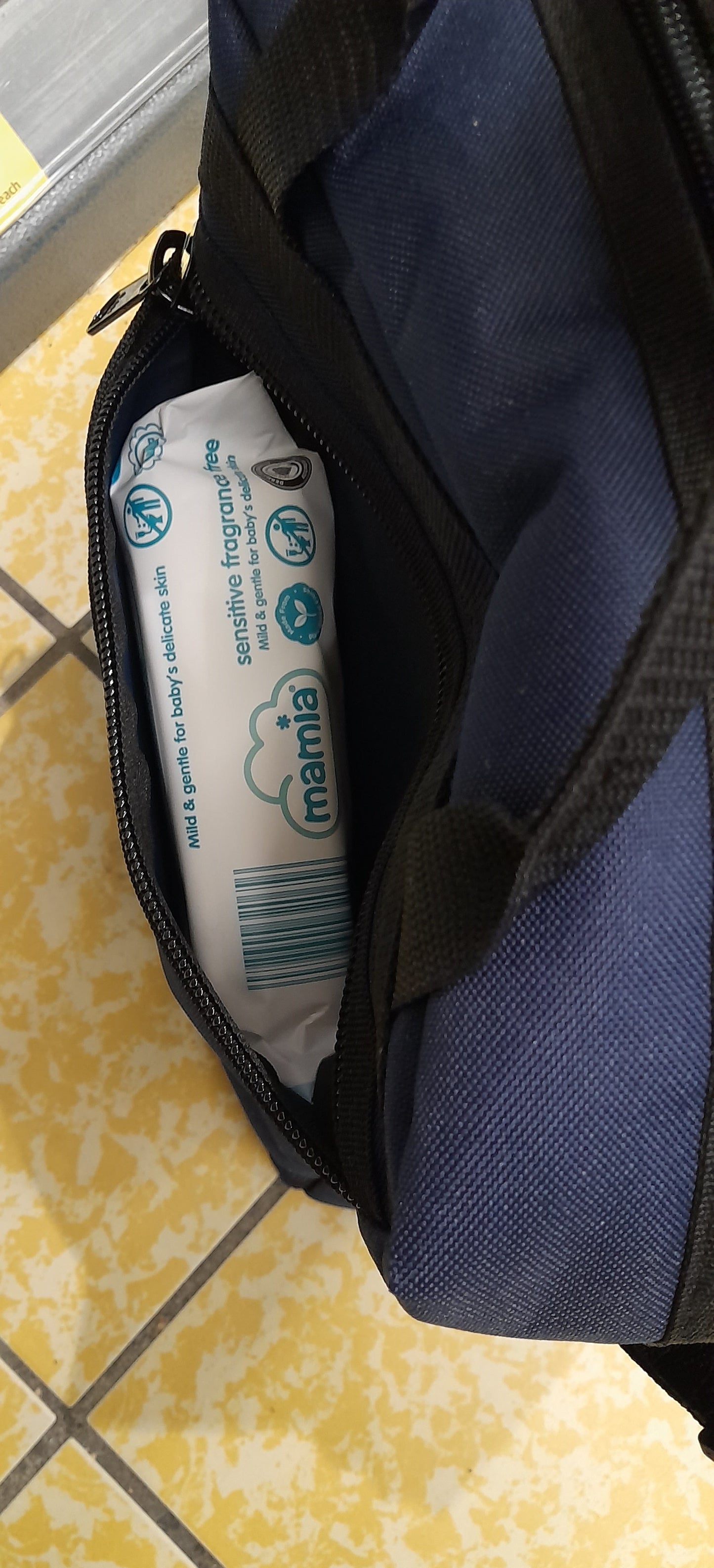 Genesis Nappy Bag. British made carrier bags for Nappies Diapers or other baby items.