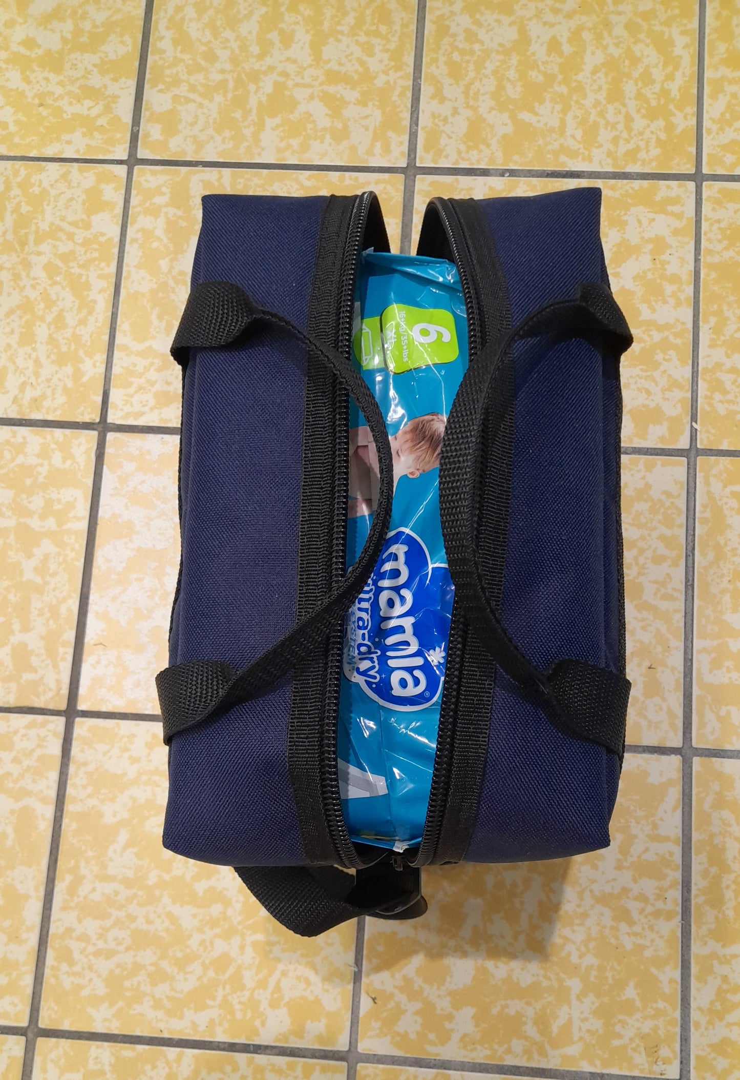 Genesis Nappy Bag. British made carrier bags for Nappies Diapers or other baby items.